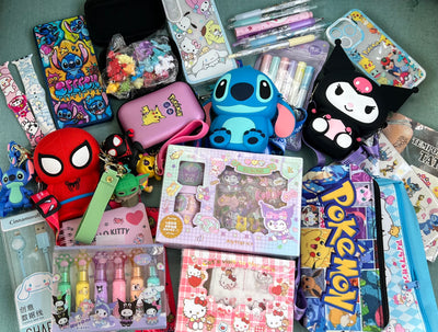 Sanrio, Lilo & Stitch, Pokemon & Minnie