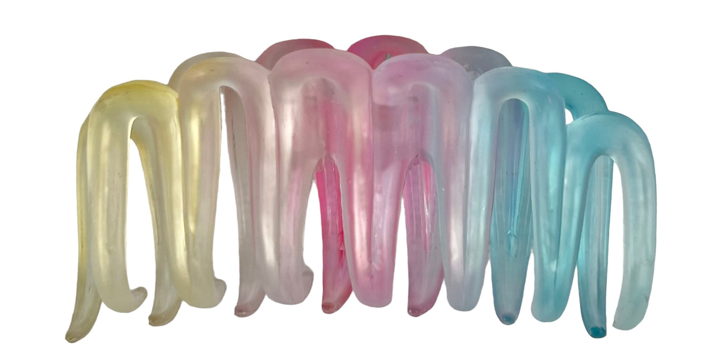 Hair Claws rainbow colours