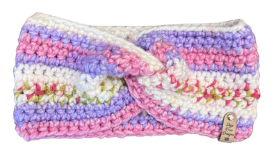 Crocheted knotted Headbands variegated Adults/Teens