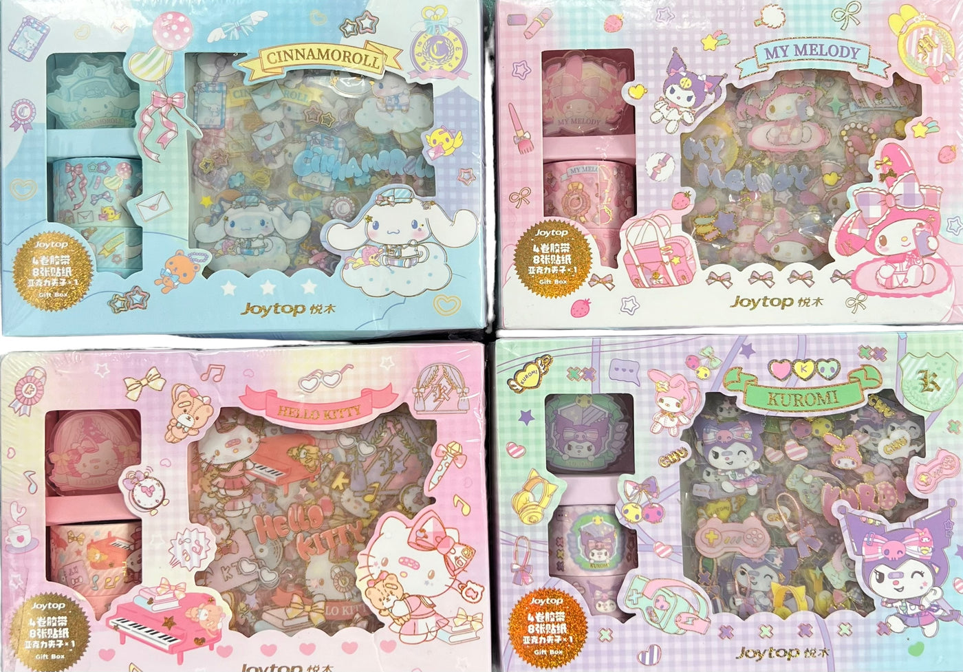 Sanrio, Pokémon ect stickers and Diary sets