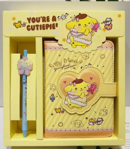 Sanrio, Pokémon ect stickers and Diary sets