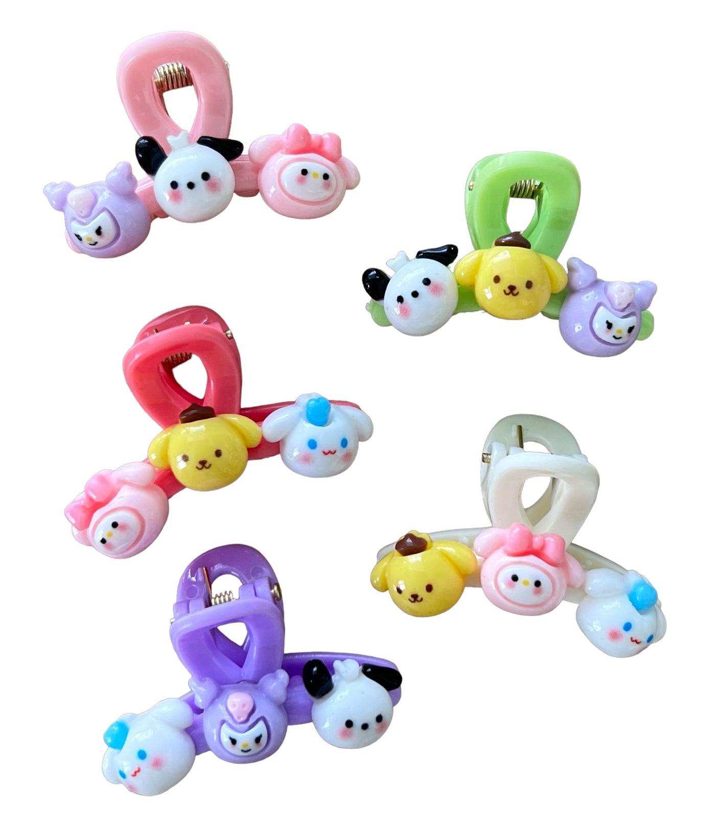 Hair Claws Sanrio Small 3 characters