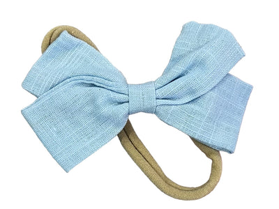 Headband Linen Bow Nylon