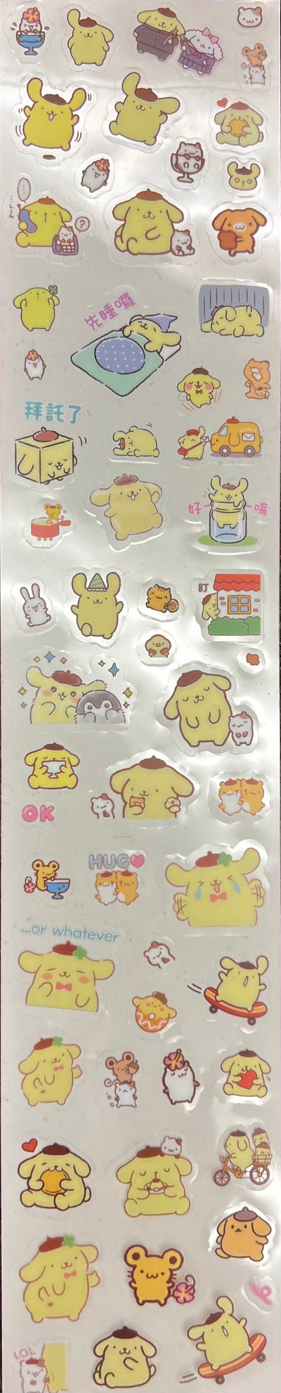 Sanrio, Pokémon ect stickers and Diary sets