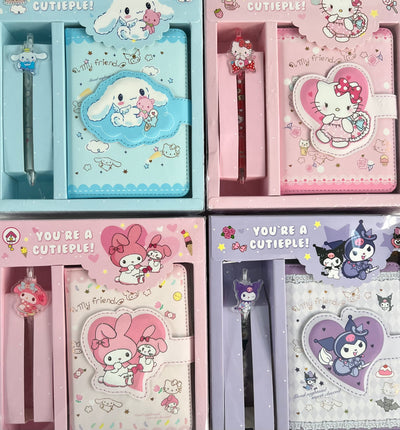 Sanrio, Pokémon ect stickers and Diary sets