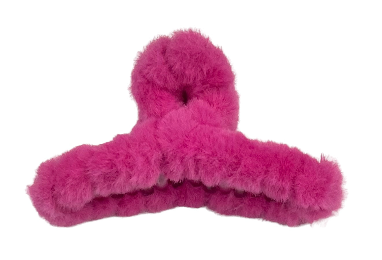 Hair Claws Loop Fluffy 12cm