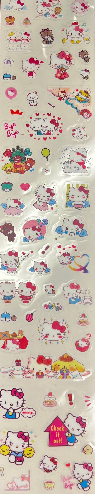 Sanrio, Pokémon ect stickers and Diary sets