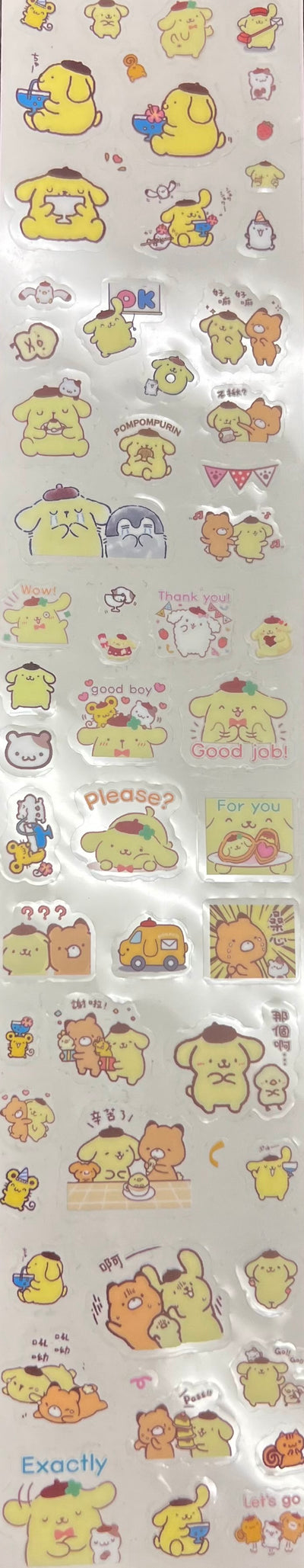 Sanrio, Pokémon ect stickers and Diary sets