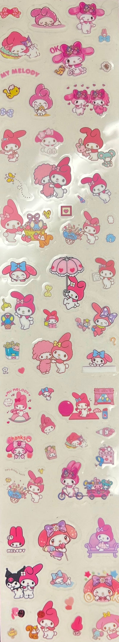 Sanrio, Pokémon ect stickers and Diary sets