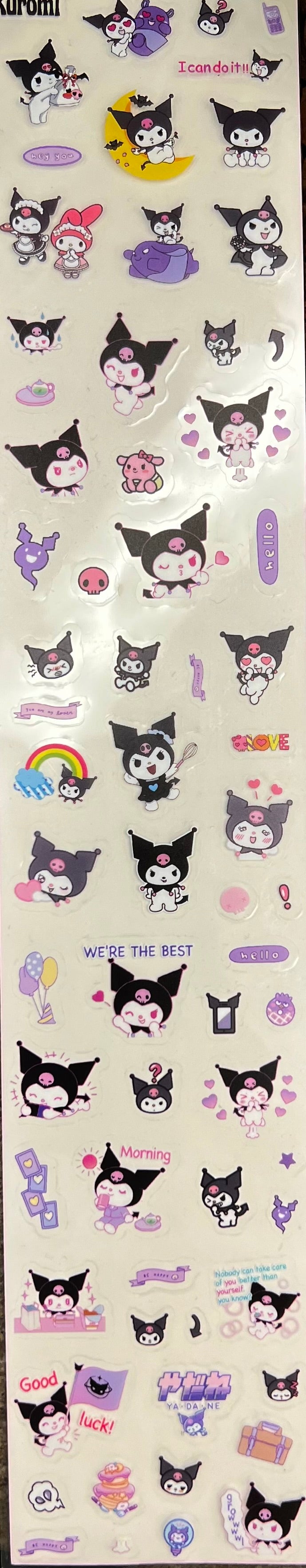 Sanrio, Pokémon ect stickers and Diary sets