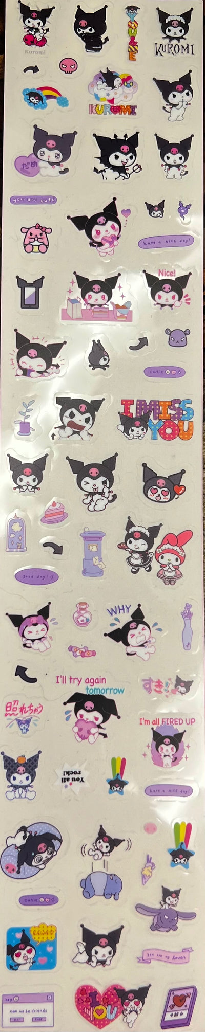 Sanrio, Pokémon ect stickers and Diary sets