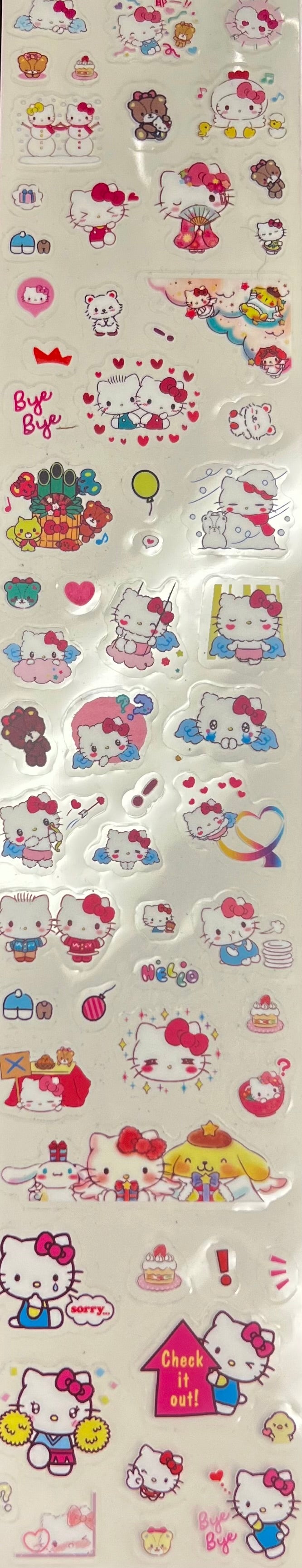 Sanrio, Pokémon ect stickers and Diary sets