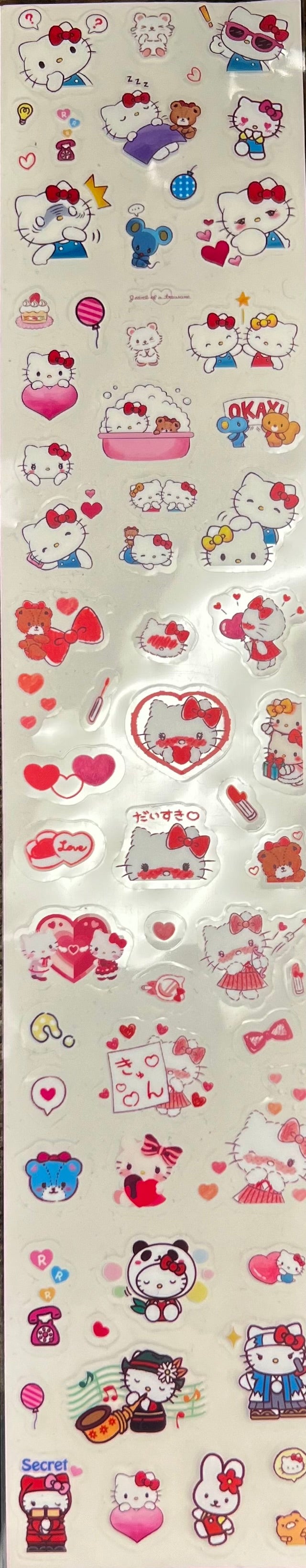 Sanrio, Pokémon ect stickers and Diary sets