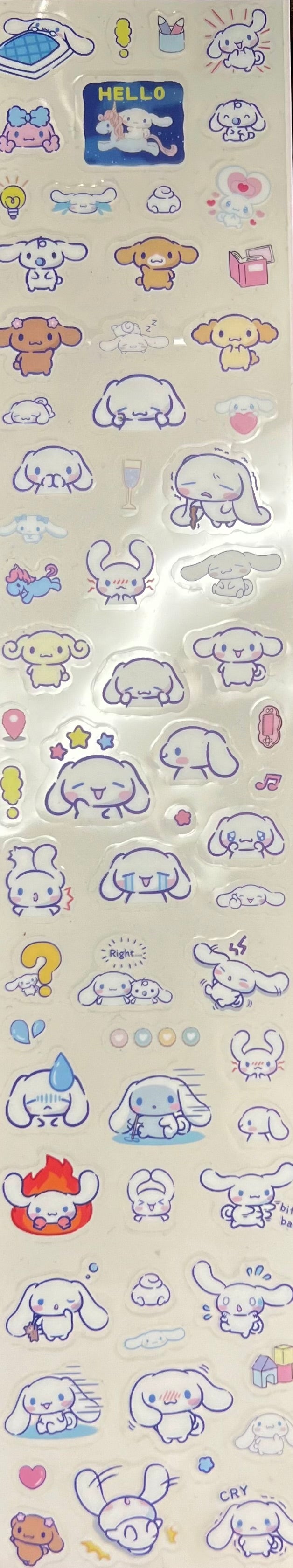 Sanrio, Pokémon ect stickers and Diary sets