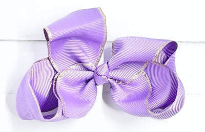 Bows Grosgrain 4" Gold Edging