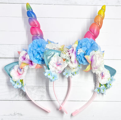 Headbands Rainbow Bright/Pastel Unicorn