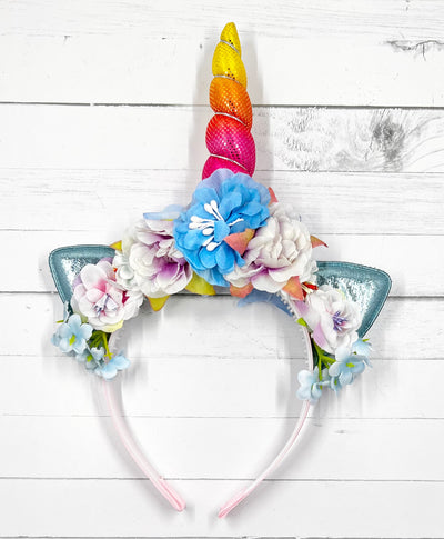 Headbands Rainbow Bright/Pastel Unicorn