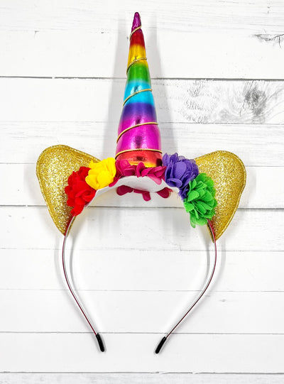 Headbands Rainbow Bright/Pastel Unicorn