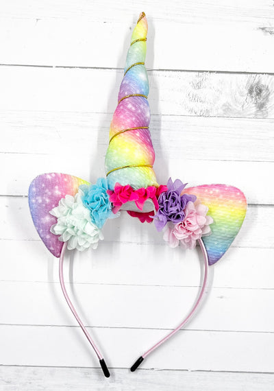 Headbands Rainbow Bright/Pastel Unicorn