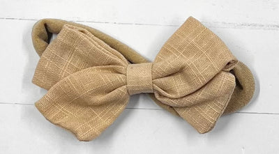 Headband Linen Bow Nylon