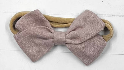 Headband Linen Bow Nylon