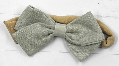 Headband Linen Bow Nylon