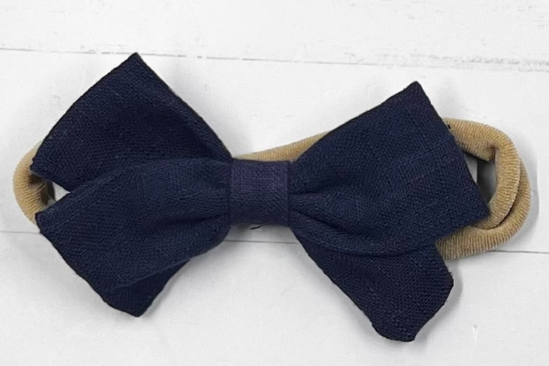 Headband Linen Bow Nylon