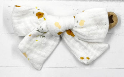 Headbands Cheese Cloth Bows Nylon Band