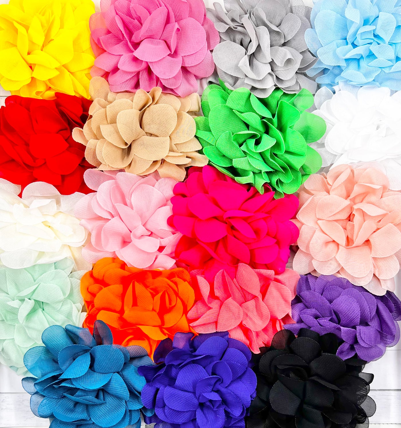 Headbands Flower Nylon Wide