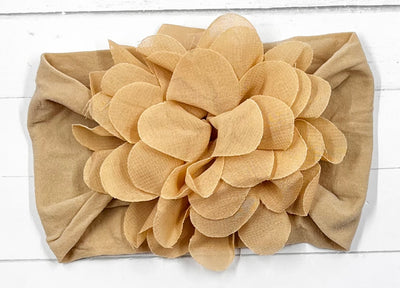 Headbands Flower Nylon Wide