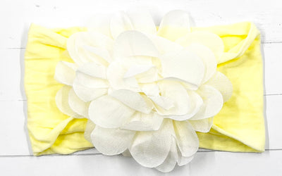 Headbands Flower Nylon Wide