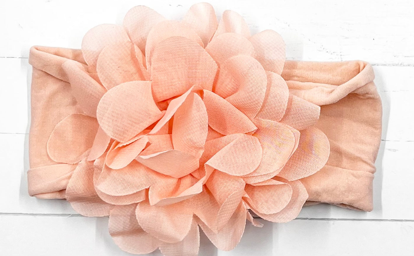 Headbands Flower Nylon Wide