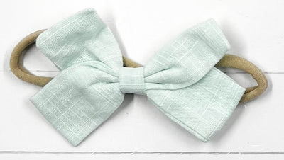 Headband Linen Bow Nylon