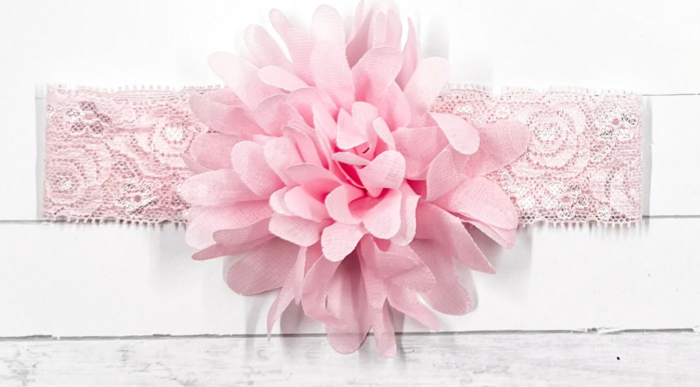 Headbands Flowers Lace Band