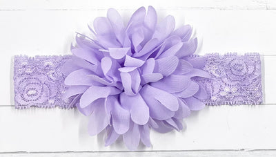 Headbands Flowers Lace Band