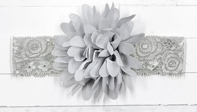 Headbands Flowers Lace Band