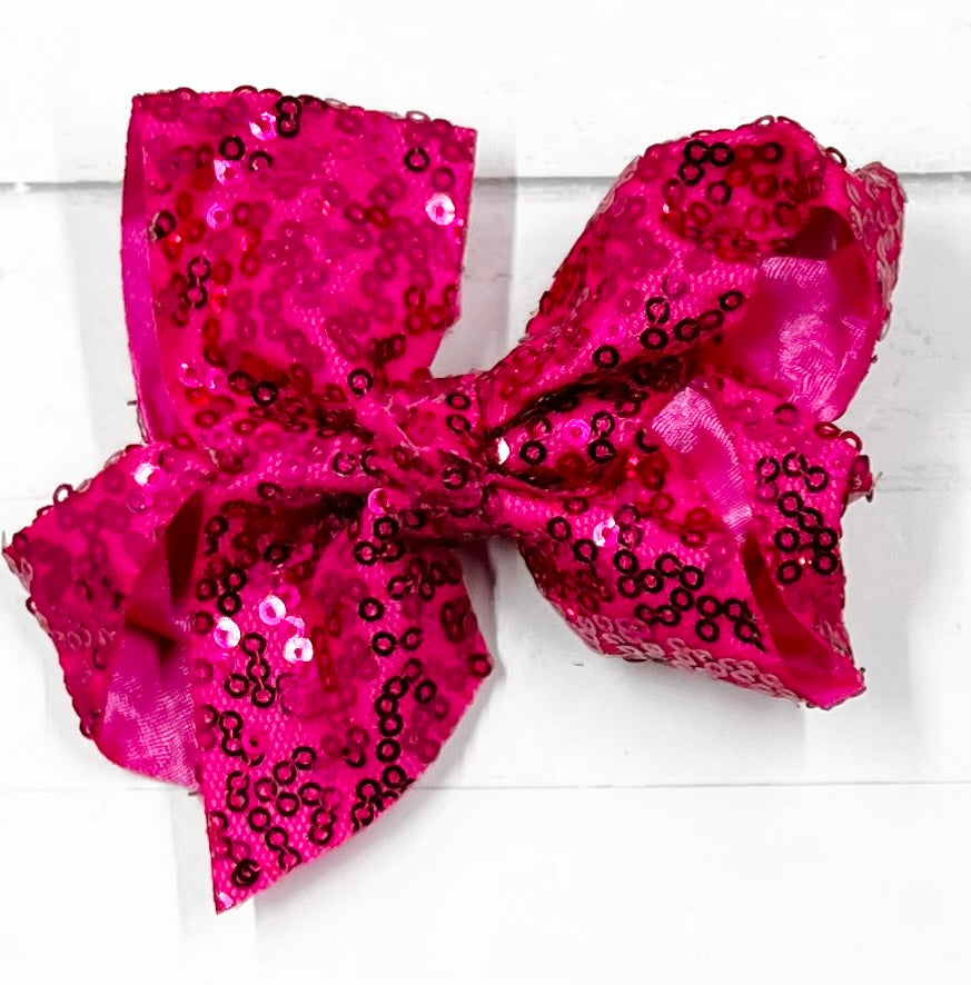 Bows Sequins 4"